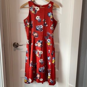 Banana Republic Ref Floral Dress Sz6 Good used
